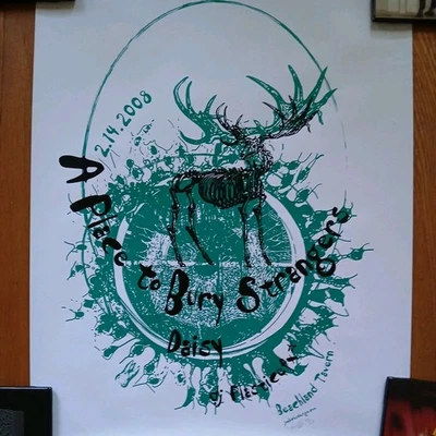 Póster de concierto A Place To Bury Strangers Cleveland Beachland #/49 impresión 18x23 Foto 1 de 3