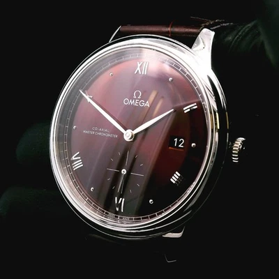 Omega DeVille Prestige CO‑Axial Burgundy Men's Watch 41mm 434.10.41.20.11.001 - Image 1 of 4