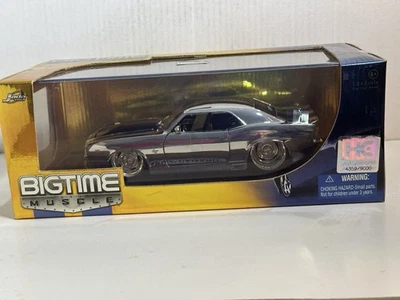JADA 1967 SHELBY GT500 1:24 CHROME LIMITED 4359 / 7500 IN HARD ACRYLIC BOX #67 - Image 1 of 4