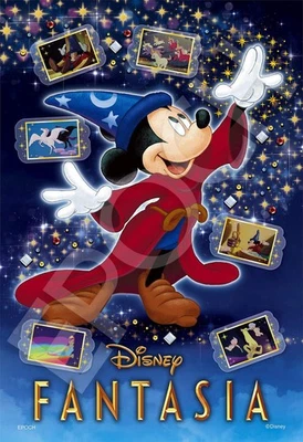 300 Piezas Disney FANTASÍA -Magia- Puzzle Decoración 26x38cm Foto 1 de 4