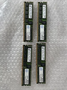 LOT OF 4 Kingston K1R8CR-MIB 16GB 2Rx4 PC4-2133P DDR4-17000P-R Memory Module w60 - Picture 1 of 2