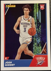 2021-22 Panini Pegatina y Tarjeta Josh Giddey #86 Oklahoma City ¡Tarjeta de Novato! - Imagen 1 de 2