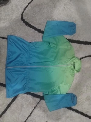 Chaqueta cortavientos Lauren Ralph Lauren Active degradado verde y azul turquesa  Foto 1 de 4