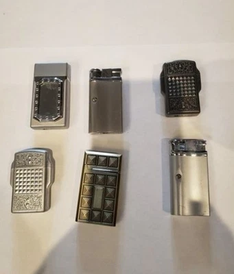 Novelty Butane Lighters ( Refillable Lot of  6) - Image 1 of 2