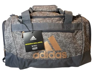 Neu! Adidas Defender 4.0 Gym Duffel Bag Trikot Grau/Roségold Small 38L - Bild 1 von 16