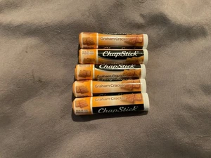 ~ 5 Tuben versiegelt neu Chapstick Graham Cracker Lippenbalsam 0,15 Oz ~ - Bild 1 von 1