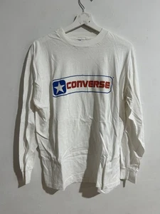 VINTAGE CONVERSE MADE IN USA LOGO LANGARMSHIRT GR XL - Bild 1 von 3