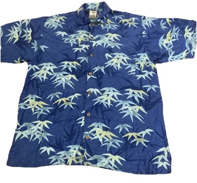 Tommy Bahama Hualalai Silk Bamboo Button Up Collared Aloha Hawaiian Shirt Size M - Image 1 of 4