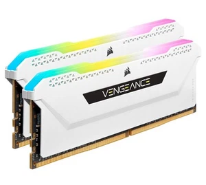Corsair Vengeance RGB PRO SL 16GB (2x8GB) DDR4 3600Mhz C18 White Heatspreader De - Picture 1 of 3