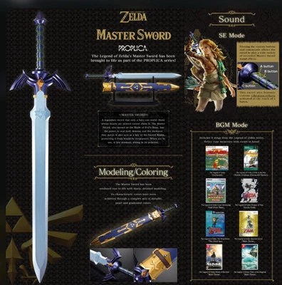 NEW SEALED OFFICIAL  Bandai Proplica The Legend of Zelda Master Sword - Image 1 of 4