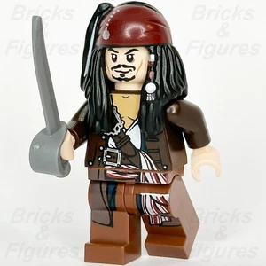 LEGO Pirates of the Caribbean Captain Jack Sparrow Minifigure Pirate 4184 poc034 - Picture 1 of 3
