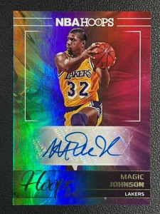 2024 Hoops - Hoops Ink #HI-MAG Magic Johnson Auto Lakers 11#Z - Picture 1 of 2