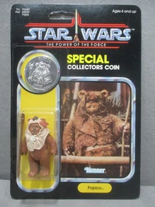 Star Wars Poder de la Fuerza Ewok PAPLOO Sellado de Fábrica Sin usar, en caja 1984 POTF De Colección - Imagen 1 de 14