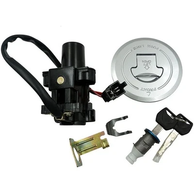 Ignition Switch Fuel Gas Cap Seat Helmet Lock Set & 2x Keys For Honda CBR250R Foto 1 de 4