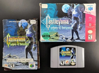Castlevania: Legacy of Darkness (Nintendo 64, 1999) CIB - Image 1 of 4