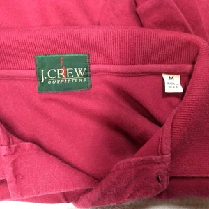 Vintage J. Crew Oarsman Made In USA Men’s  Medium Polo Short Sleeve Red - Picture 1 of 5