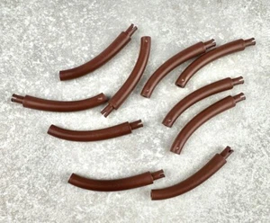 Lego 10 Reddish Brown Animal Tail Middle Section with Technic Pin / Tree Trunk - Picture 1 of 1
