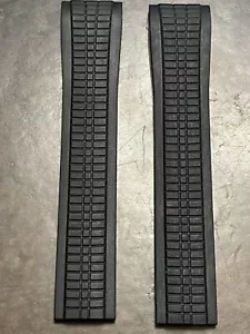 Patek Phillipe 21x18mm Uncut Black Rubber Strap: 5167a, 5167r, 5164a, 5164r - Picture 1 of 4