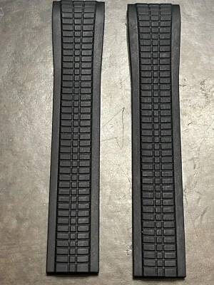 Patek Phillipe 21x18mm Uncut Schwarz Gummiband: 5167a,5167r,5164a,5164r - Bild 1 von 4