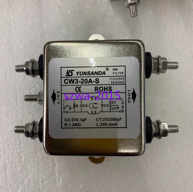 1pcs New YUNSANDA power filter EMI CW3-20A-S - Image 1 of 1