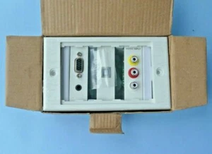 PAQUETE DE PLACA FRONTAL DE MONTAJE EN PARED VISION TECHCONNECT TC2 LT ~ NUEVO EN CAJA - Imagen 1 de 3
