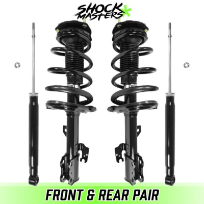 Front Complete Struts w/ Springs Rear shocks for 2005-2010 Toyota Sienna FWD - Image 1 of 2