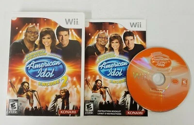 KARAOKE REVOLUTION PRESENTS: AMERICAN IDOL ENCORE 2 NINTENDO WII GAME - Image 1 of 2