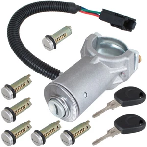 SET 6x CILINDRETTO SERRATURA + INTERRUTTORE DI ACCENSIONE PER IVECO DAILY 06-12 - Imagen 1 de 2