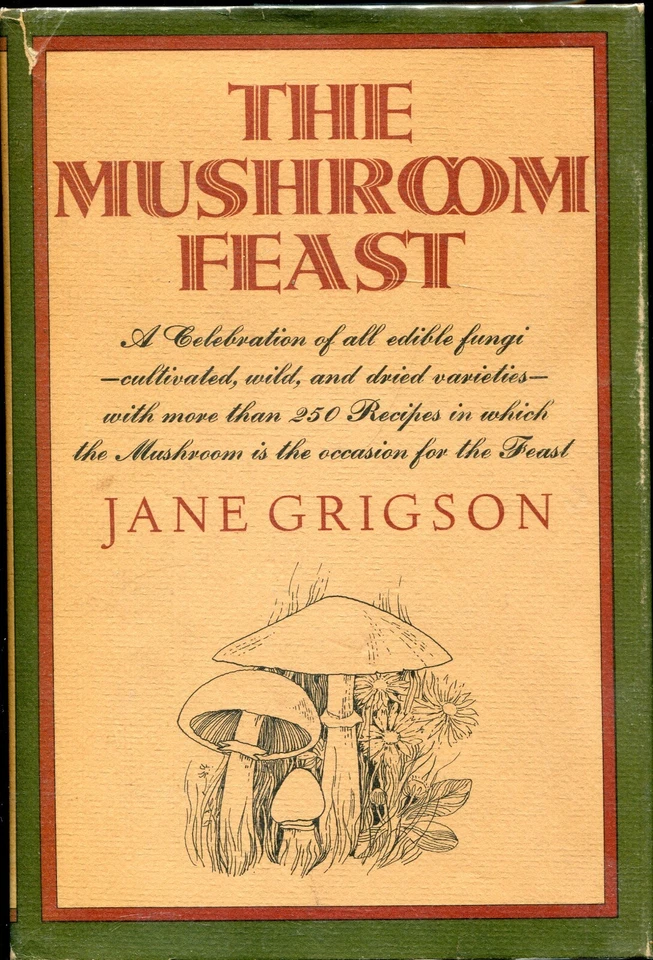 Mushroom Feast by Jane Grigson (1975, Hardcover) Foto 1 de 1