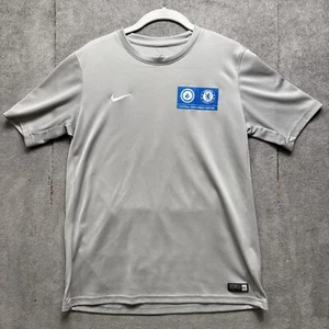 Nike Chelsea Southern Soccer Academy Shirt Boys XL Gray Dri Fit Training Jersey - Picture 1 of 10