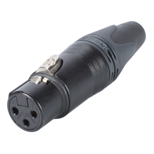 Neutrik NC3FXX-B 3-pol XLR Plug Socket Female Cable Ø 3,5 -8, 0mm Xx Series