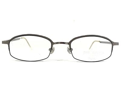 Prodesign Denmark Eyeglasses Frames P.2100BW C.10 Black Silver 48-21-135 - Image 1 of 4