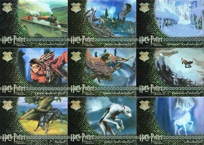 HARRY POTTER AND THE PRISONER OF AZKABAN UPDATE HOBBY INSERT CARD SET R1 - R9 - Image 1 of 2