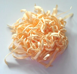 6" Rüschen Pfirsich Orange Spinne Mama Künstliche Seidenblume BROSCHE Anstecknadel  - Bild 1 von 2