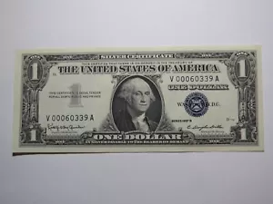 $1 1957 Fancy Serial Number Silver Certificate Currency Bank Note Bill Crisp UNC - Picture 1 of 2