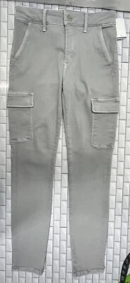 Mavi Arina Mid Rise Ankle Skinny Cargo Jeans Womens Gray W27 Western Rodeo - Image 1 of 4