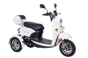 ZTECH Elektromobil, 2200 W 25 km/h, E-Trike, E-Dreirad, E-Mobil /Weiß/ - Bild 1 von 8