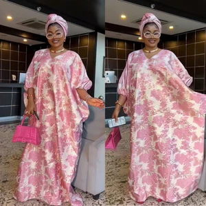 Fashion African Abaya Women Maxi Dress Kaftan Scarf Gown Loose Party Robe Islam - Bild 1 von 18