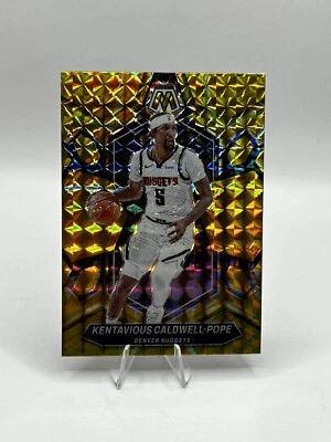2023-24 Panini Mosaic Kentavious Caldwell-Pope Yellow Reactive Prizm #20 Nuggets - Image 1 of 2