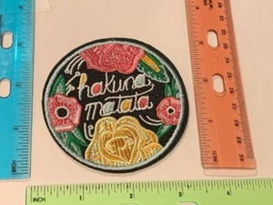 The Lion King Hakuna Matata Iron-on Embroidered Hard Rock Band Patches #437 - Picture 1 of 1