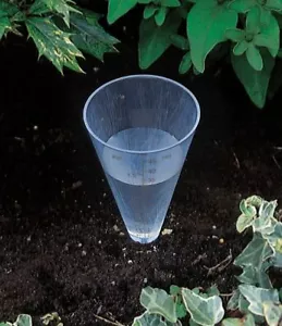 RAIN WEATHER GAUGE CONE WITH SPIKE TRADITIONAL - Picture 1 of 1