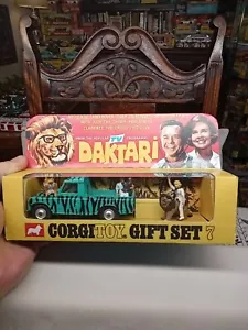 Corgi Gift Set 7 (GS7) Set Regalo Originale Daktari, In Scatola di Ricambio - Foto 1 di 16