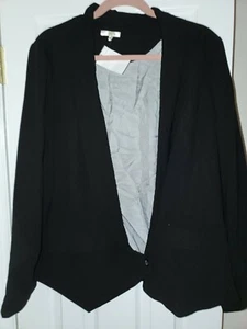 Matty M Women's Relaxed Fit Blazer one button size 1x Nwt - Picture 1 of 2