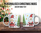 Personalised Christmas Mug, Hot Chocolate Xmas Gift, Gnome Cup, Gonk, Gonkette