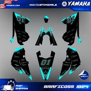 Yamaha YFZ 450R 450X Graphics Decal Kit 2014-2025 ATV Vinyl Stickers Quad Wrap - Picture 1 of 8