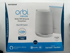 Netgear Orbi Malla RBK50V-100NAS Altavoz Inteligente Router Sistema Wifi - Imagen 1 de 6