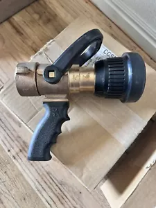 1.5 pistol grip brass Coast Guard approved fog nozzle - Picture 1 of 5