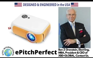 PROJECTOR, Pico Mini Portable projector connect to mobile phone, PC, Laptop, - Picture 1 of 9