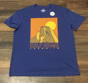 Half Dome Yosemite Great Outdoors Family Fun T-Shirt Mens National Park Tee - Picture 1 of 2
