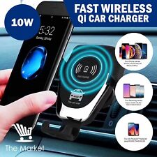 Wireless Car Charger Fast Qi Mount Holder for iPhone Samsung S9 S8